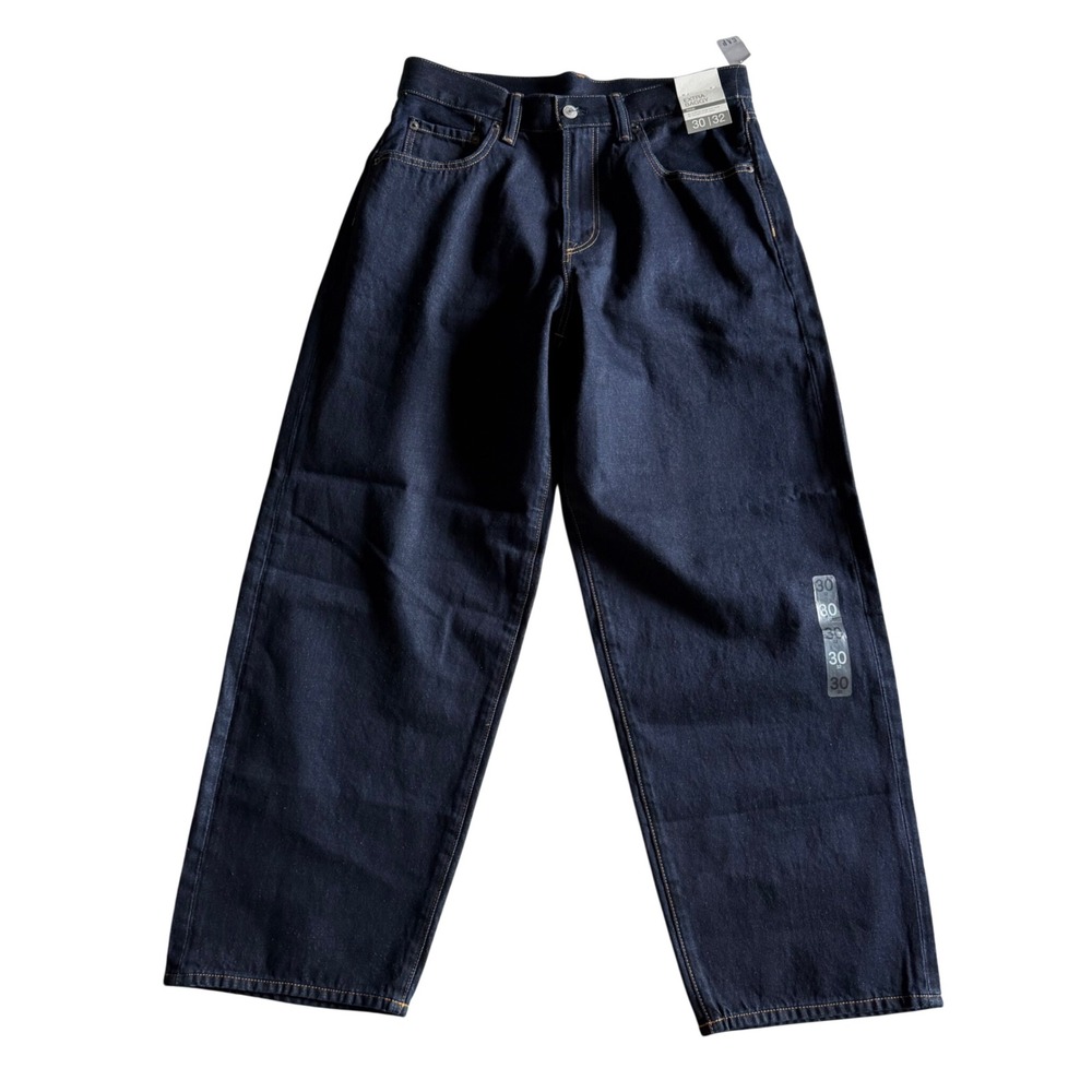GAP Extra Baggy Jeans Dark Rinse Rigid Wide Leg Women's 30x32 NEW‎